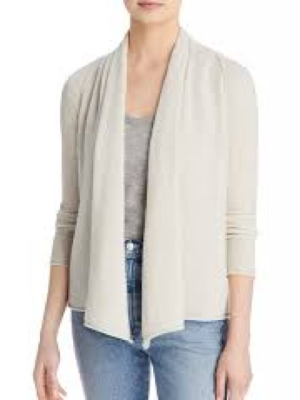 NWOT Aqua 100% Cashmere Open Cardigan Sweater